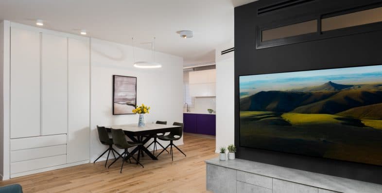 עיצוב פנים לחלל בסגנון open plan
