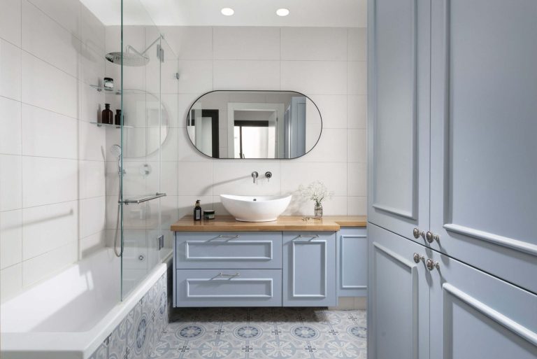 עיצוב חדר אמבטיה כפרי